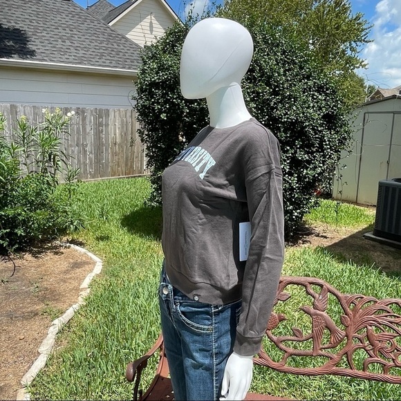 NWT GIRL’S Treasure & Bond Black Raven University Warm & Cozy Pullover - Picture 7 of 10